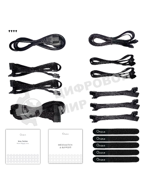 Блок питания 850W Ocypus Iota P850 (ATX, 80 PLUS Gold, APFC, 20+4 pin, 120мм fan, PCI-E 6+2Px3, 8xSATA) (Iota-P850-G1FFBK024X-EU)