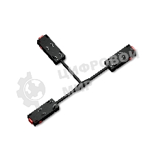 GL1114 BK черный коннектор питания T-образный для шинопровода Magnetic 220V 250*150*18