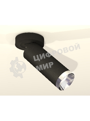 Светильник Ambrella Light XM6343202 SBK/PSL черный песок/серебро полированное MR16 GU5.3 (A2229, C6343, N6132)