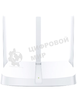 Роутер Mercusys MW306R 300 Mbps Multi-Mode Wireless N Router, 3 × Fixed External Antennas, 3× 10/100 LAN Port, 1× 10/100 WAN Port, 4 in 1- Access Point/Router/Range extender/WISP Mode, WPS/Reset Button, Parental Controls, Guest Network