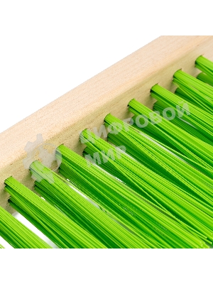 Щетка-сметка 2-рядная Сибртех 280 мм, деревянная ручка