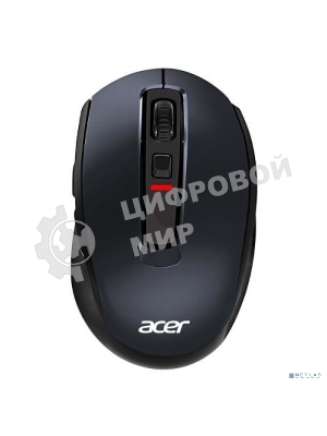 Мышь беспроводная Acer OMR060 черный, 1600 dpi, радиоканал, USB, кнопки - 6
