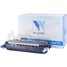 Картридж лазерный NVPrint совместимый NV-Q6470A Black для HP Color LaserJet 3505X/3505N/3505/3505DN/3800N/3800DTN/3800DN/3600/3600N/3600DN/3800 (6000k)