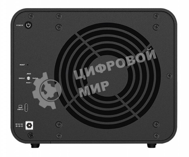 Сетевое хранилище TerraMaster D5 Hybrid DAS tower/RAID 0, 1, JBOD, SINGLE/up to (4xHDD + 4xM.2 SSD)/2xUSB3.2 Gen2/1xPS/1YW