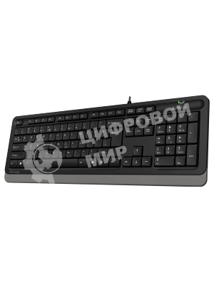 Клавиатура проводная A4Tech Fstyler FK10, USB, черный/серый