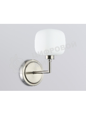 Настенный светильник Ambrella light LH53007 SN/FR сатин никель/белый матовый G9 max 40W 195*120*230