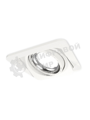 Комплект встраиваемого поворотного светильника Ambrella light XC7658002 SWH/PSL белый песок/серебро полированное MR16 GU5.3 (C7658, N7022)