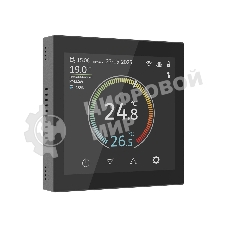Умный сенсорный терморегулятор с LCD дисплеем (черный) W1851108