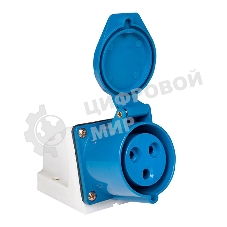 Розетка наруж. уст. 32А 220В 2P+РЕ IP44 (123) EKF ps-123-32-220