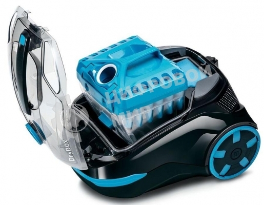 Пылесос Thomas DryBOX черный/синий, 300/1700Вт, уборка сухая, пылесборник контейнер 2.1 л