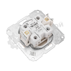 Переключатель Kranz DEA 1кл прох. с/у 10А мех. бежевый