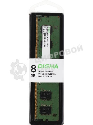 Оперативная память Digma, DDR5, 8GB (1x8GB), 4800MHz, CL40, DIMM