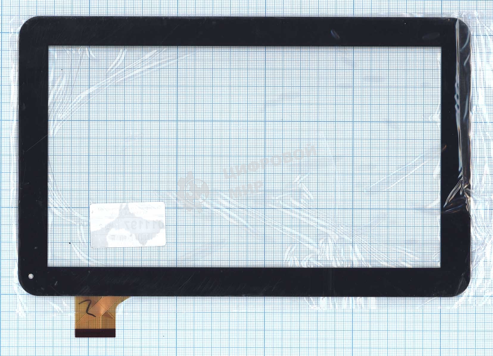 Сенсорное стекло (тачскрин) YCF0464-A, черное