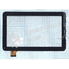 Сенсорное стекло (тачскрин) YCF0464-A, черное