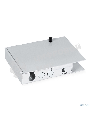 Бокс оптический Cabeus, портов: 4, SC (LC duplex), 4 хОВ, серый, (JJT-4-SC)