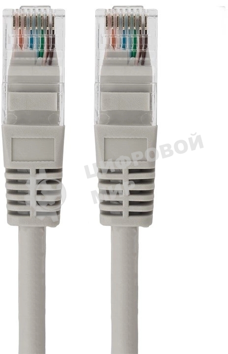 Пaтч-корд U/UTP Rexant, cat.5e, RJ45-RJ45, неэкранированный, LSZH серый, 0,5м