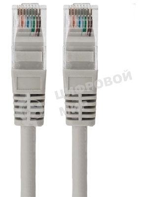 Пaтч-корд U/UTP Rexant, cat.5e, RJ45-RJ45, неэкранированный, LSZH серый, 0,5м