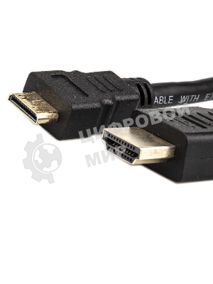 Кабель HDMI-19M --- MiniHDMI-19M ver 2.0+3D/Ethernet,1m Telecom