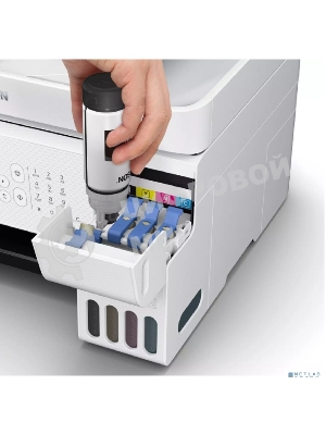 МФУ струйное Epson EcoTank L5296 (C11CJ65411) белый, A4, ч/б печ. 33стр/мин., цв. печ. 15стр/мин., 5760x1440 DPI, 2400х1200 DPI, USB, Ethernet, Wi-Fi