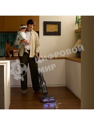 Пылесос вертикальный Roborock F25 Ultra черный, питание от аккумулятора, 430 Вт, уборка сухая/влажная, пылесборник 0.72 л