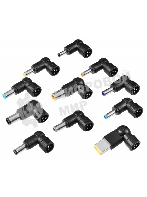 Блок питания Ippon D65U автоматический 65W 15V-19.5V 8-connectors 1.5A 1xUSB 2.1A от бытовой электросети LСD индикатор