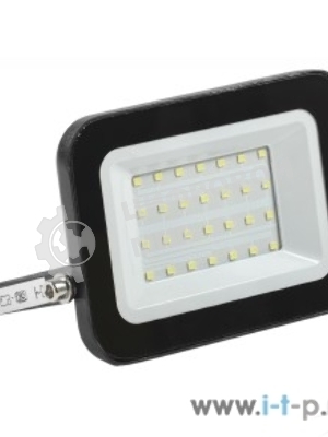 Прожектор светодиодный СДО 06-30 4000К IP65 черный IEK LPDO601-30-40-K02