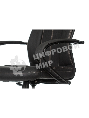 Кресло Бюрократ CH-608/ECO черный, экокожа
