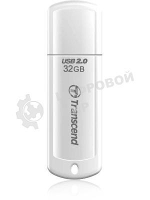 Флешка USB Transcend JetFlash 370 (TS32GJF370), 32Gb, USB 2.0, R/W 12/5, белый