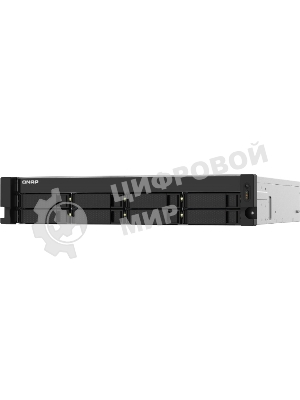 Сетевое хранилище без дисков SMB QNAP TS-832PXU-RP-4G 8-Bay 2U rackmount NAS, AL324 quad-core 1.7 GHz, 1x4Gb DDR4 RAM (max 1x16Gb), SATA 6Gb/s, 2x 10GbE SFP+ LAN, 2x 2.5 GbE LAN, 2xPSU. W/o RAIL-B02