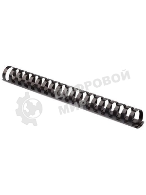 Пружины для переплета пластиковые Lamirel LA-7866702 6мм черный 100 шт