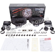 Колонки автомобильные Kicx RX 6.2 4Ом 16см (6.5дюйм) (ком.:2кол.) компонентные двухполосные
