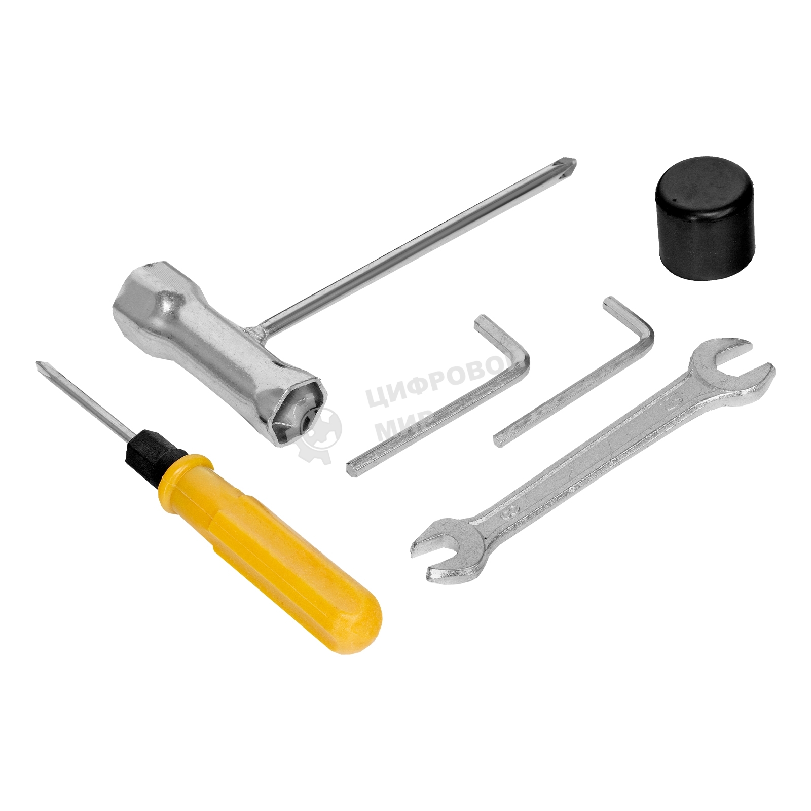 Триммер бензиновый Denzel DT 43S 43см3 2.5 лс. разъемная штанга состоит из 2 частей