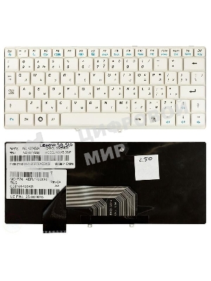 Клавиатура для ноутбука Lenovo IdeaPad S9 S10 белый