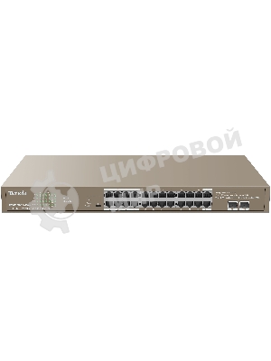 Коммутатор 24PORT 24POE TEG1126P-24-410W Tenda