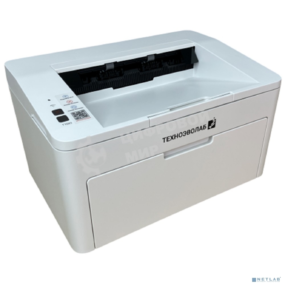 Принтер лазерный Техноэволаб T1023 Принтер, до 23 стр/мин, A4, USB/Ethernet и Wi-Fi, лоток подачи 150 листов, 220В (T1023nw)