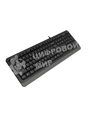 Клавиатура проводная A4Tech Fstyler FK10, USB, черный/серый
