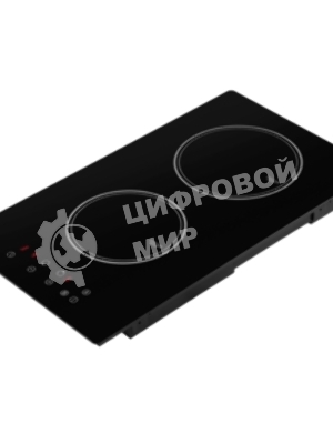 Индукционная варочная панель Maunfeld AVI292BK, конфорок: 2 шт., стеклокерамика, независимая, черный