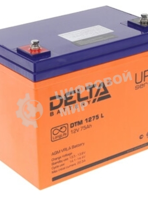 Батарея для ИБП Delta DTM 1275 L (12V, 75Ah)