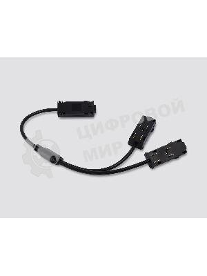 GL1114 BK черный коннектор питания T-образный для шинопровода Magnetic 220V 250*150*18