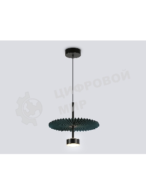 Светильник Ambrella light LH72605 BK/DB черный/синий 6W 3000K D300*260-1770