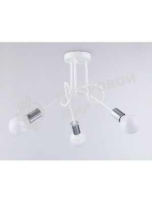 Светильник Ambrella light TR80414/3 WH/CH белый/хром E27/3 max 60W D670*370