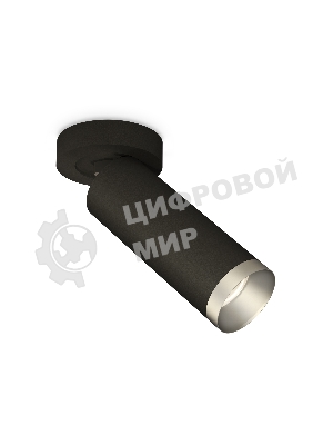 Светильник Ambrella Light XM6343203 SBK/MCH черный песок/хром матовый MR16 GU5.3 (A2229, C6343, N6133)