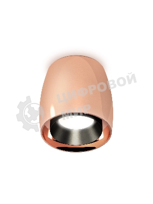 Светильник Ambrella Light XS1144001 PPG/PBK золото розовое полированное/черный полированный MR16 GU5.3 (C1144, N7031)