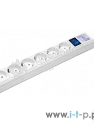 Сетевой фильтр PowerCube Фильтр-удлинитель (SPG(5+1)-16B-5M) 6 розеток, 5м,16А/3,5 кВт, белый