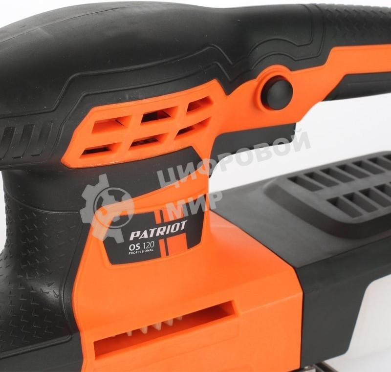 Вибрационная шлифовальная машина PATRIOT OS 120260 Вт, частота колебаний платформы 12 000 1/мин