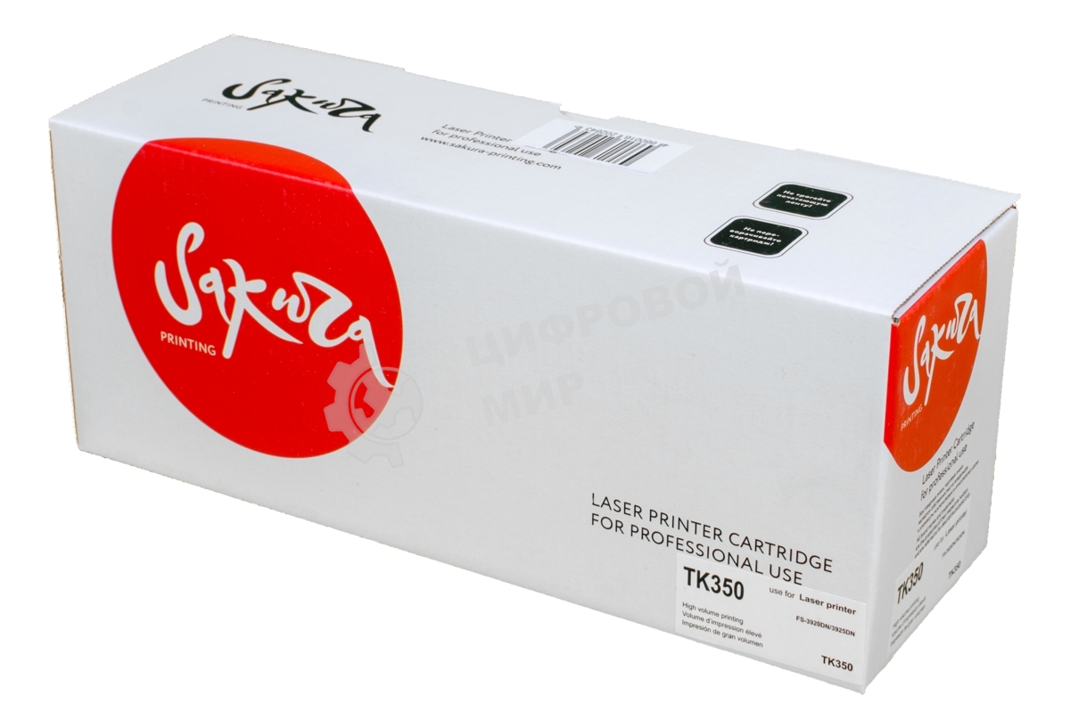 Картридж лазерный Sakura TK350/351/352/354 для Kyocera Mita FS-3920DN/3040MFP/3140MFP/3540MFP/3640MFP/3925DN, черный, 15000 к.