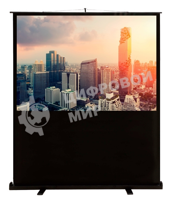 Экран Cactus 102x180 см FloorCompactExpert CS-PSFLCE-180X102 16:9 напольный рулонный