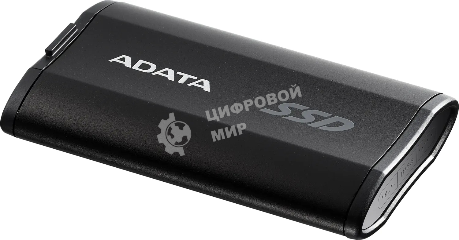 Внешний SSD ADATA SD810, 500 Gb, USB 3.2 Gen 2x2 Type-C, R/W 2000/2000, черный