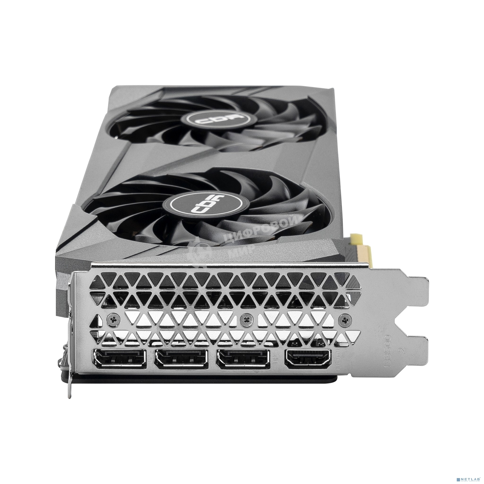 Видеокарта CBR RTX 3060 12Gb GDDR6, 192bit, 1320-1777Mhz, 3*DP + 1*HDMI 2.1, 170W, Ret