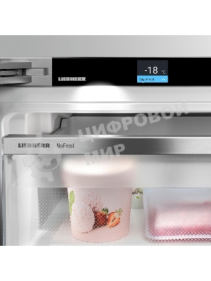 Холодильник Liebherr Комбинация XRFsf 5225-22 001 (SFNsfd 5227-22 001 +SRBsfc 5220-22 001) серебристый двухкамерный 377/271л морозилка сбоку, Side by Side